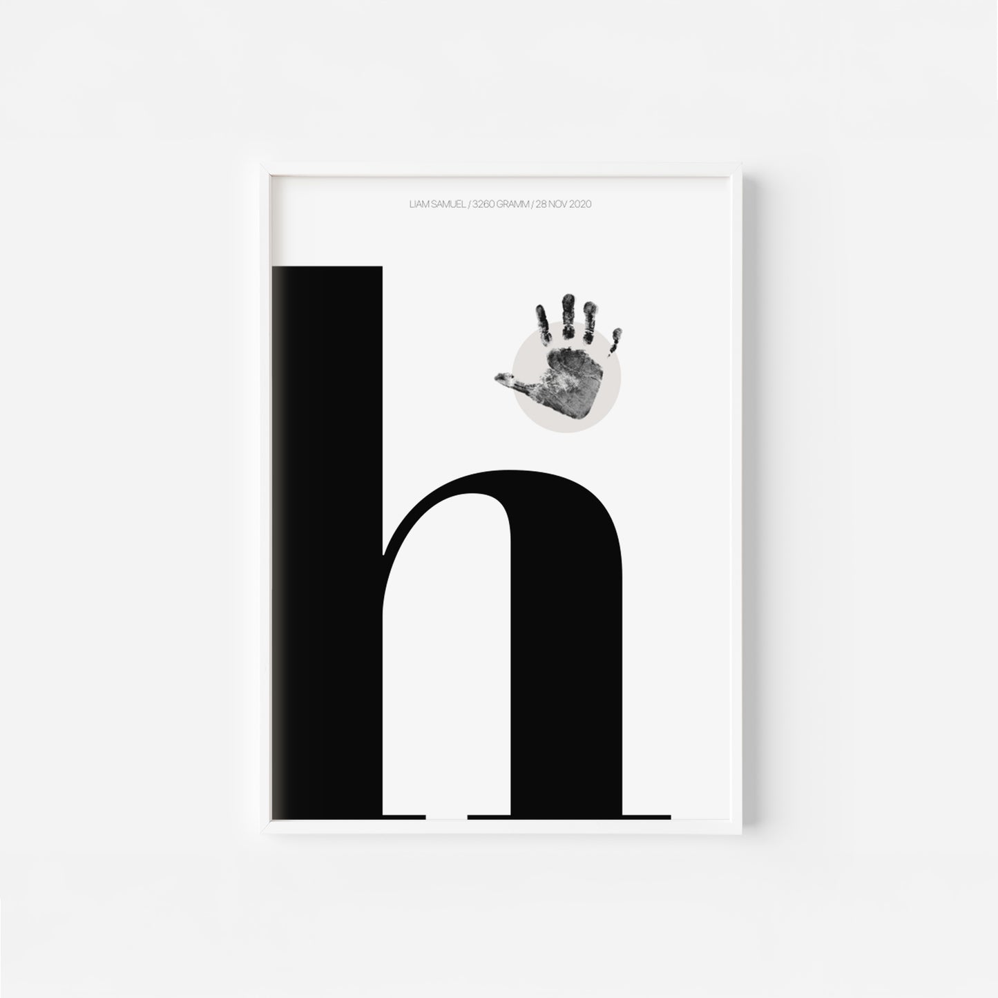 Hand-/Fußabdruck Set personalisierbar