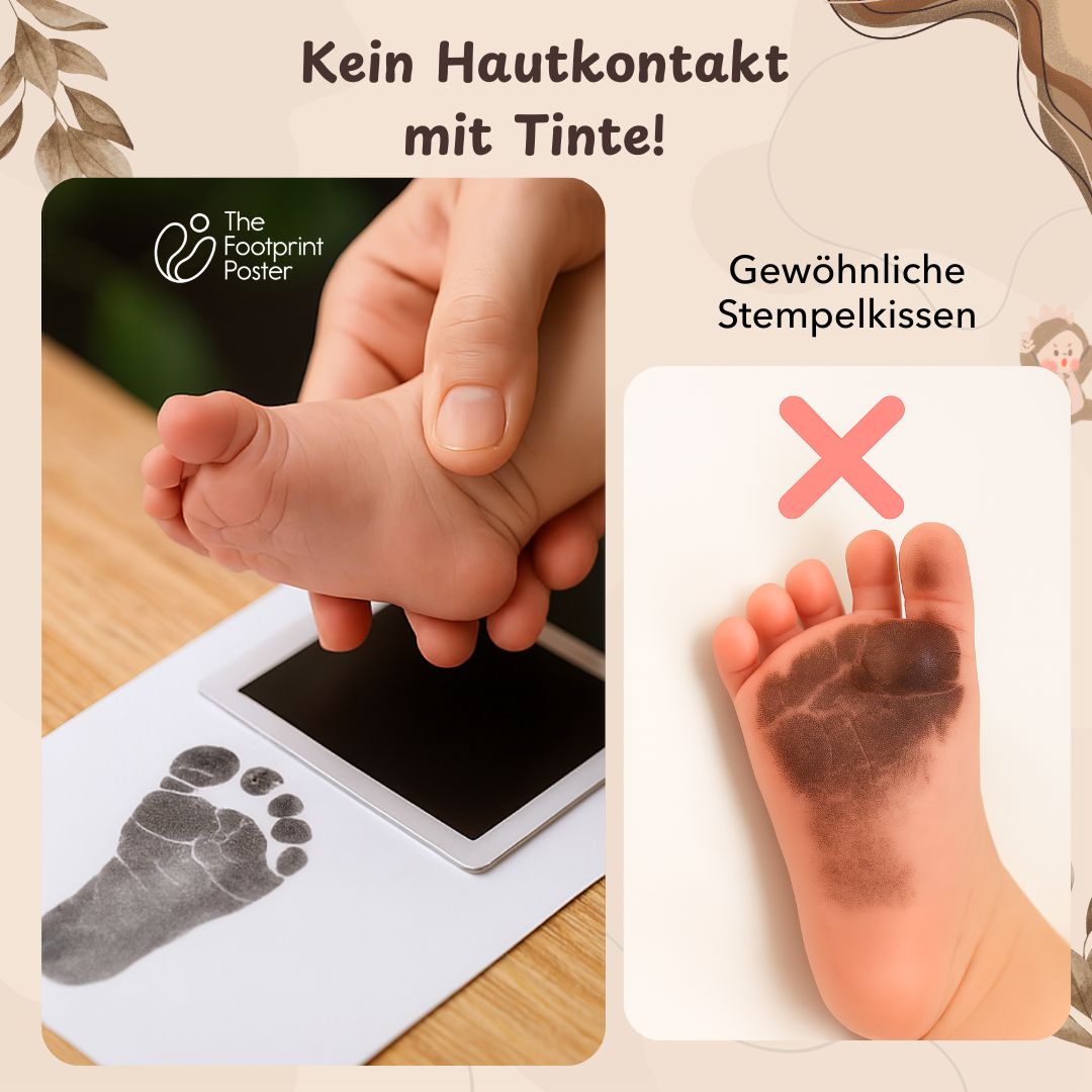 Hand-/Fußabdruck Set personalisierbar