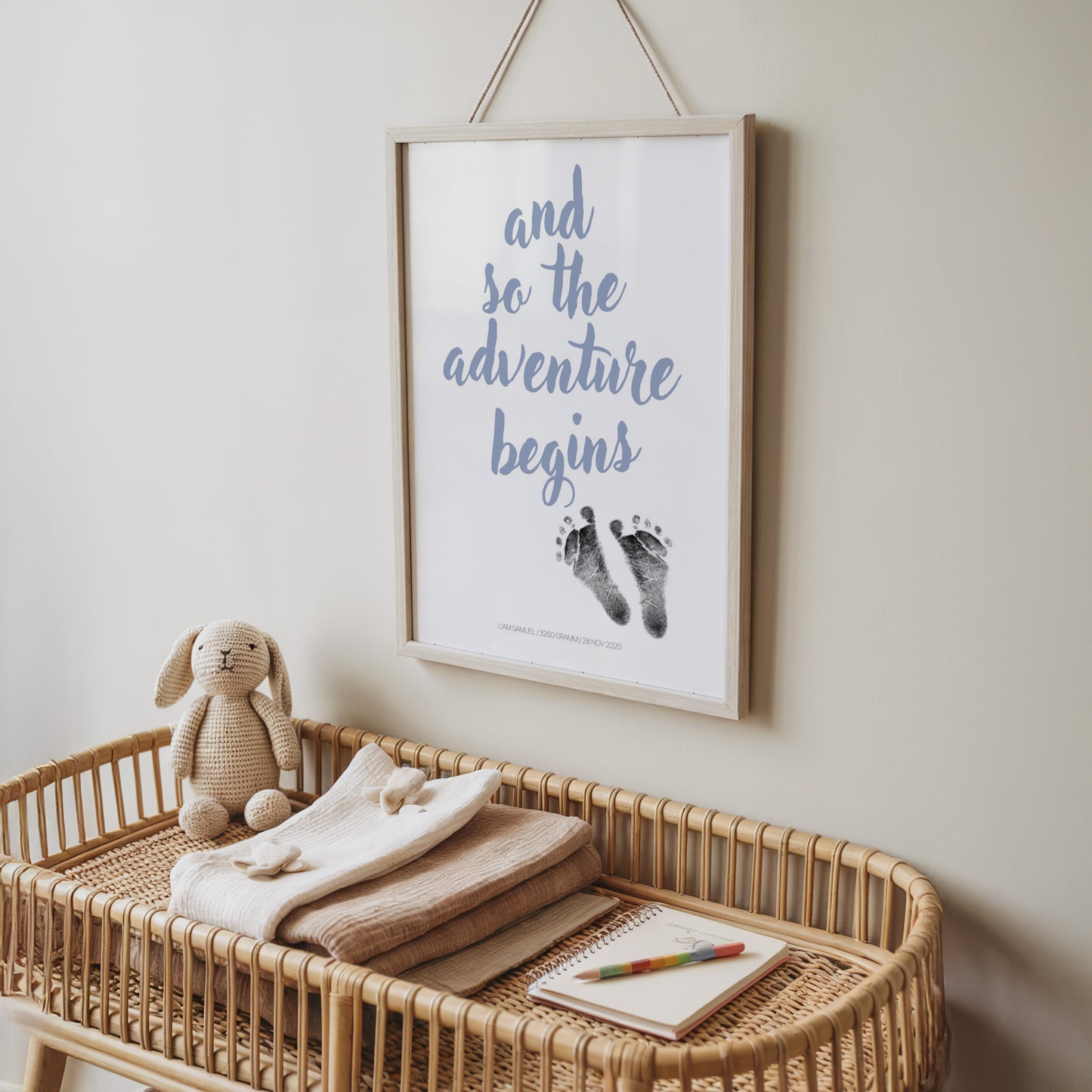 Hand-/Fußabdruck Set personalisierbar