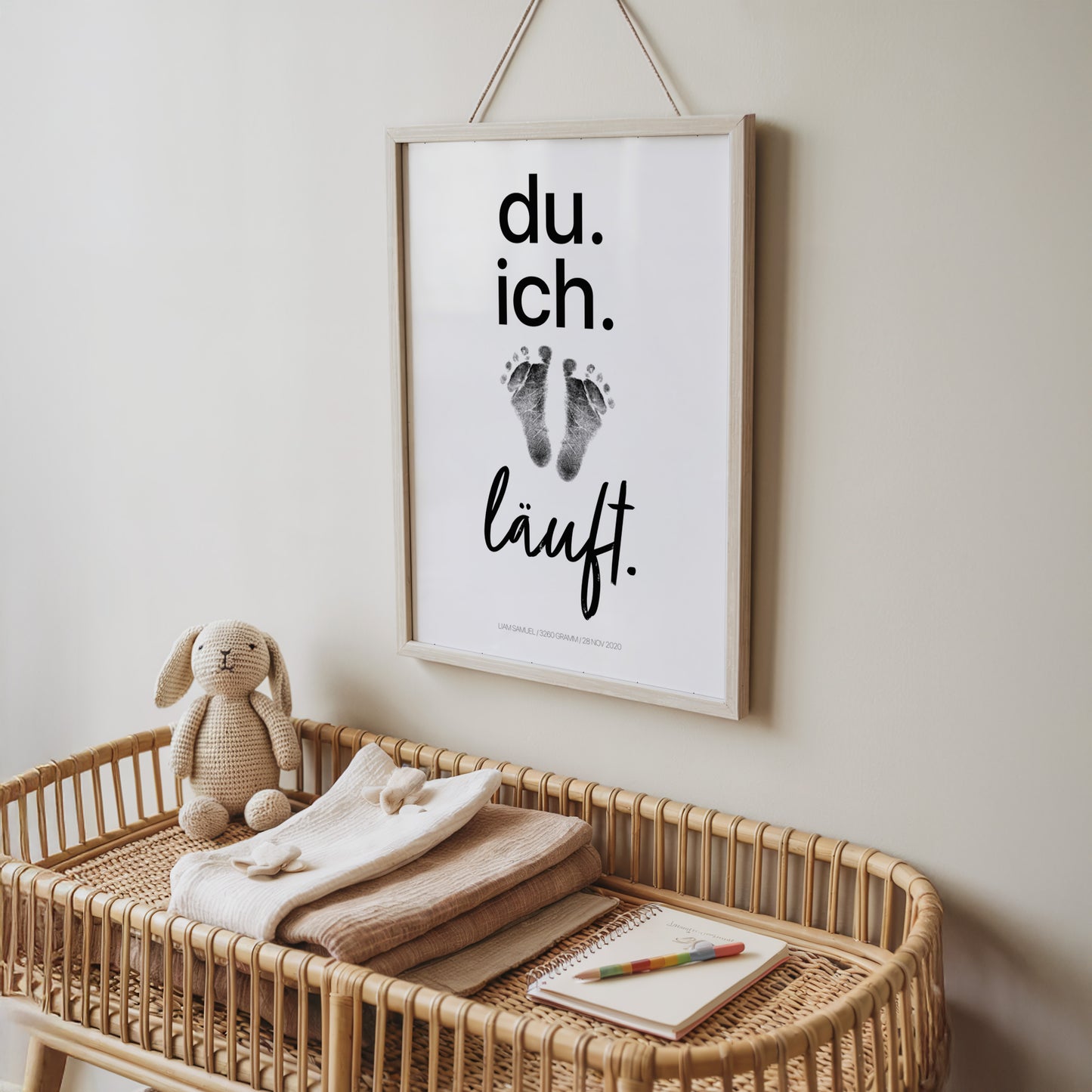 Hand-/Fußabdruck Set personalisierbar