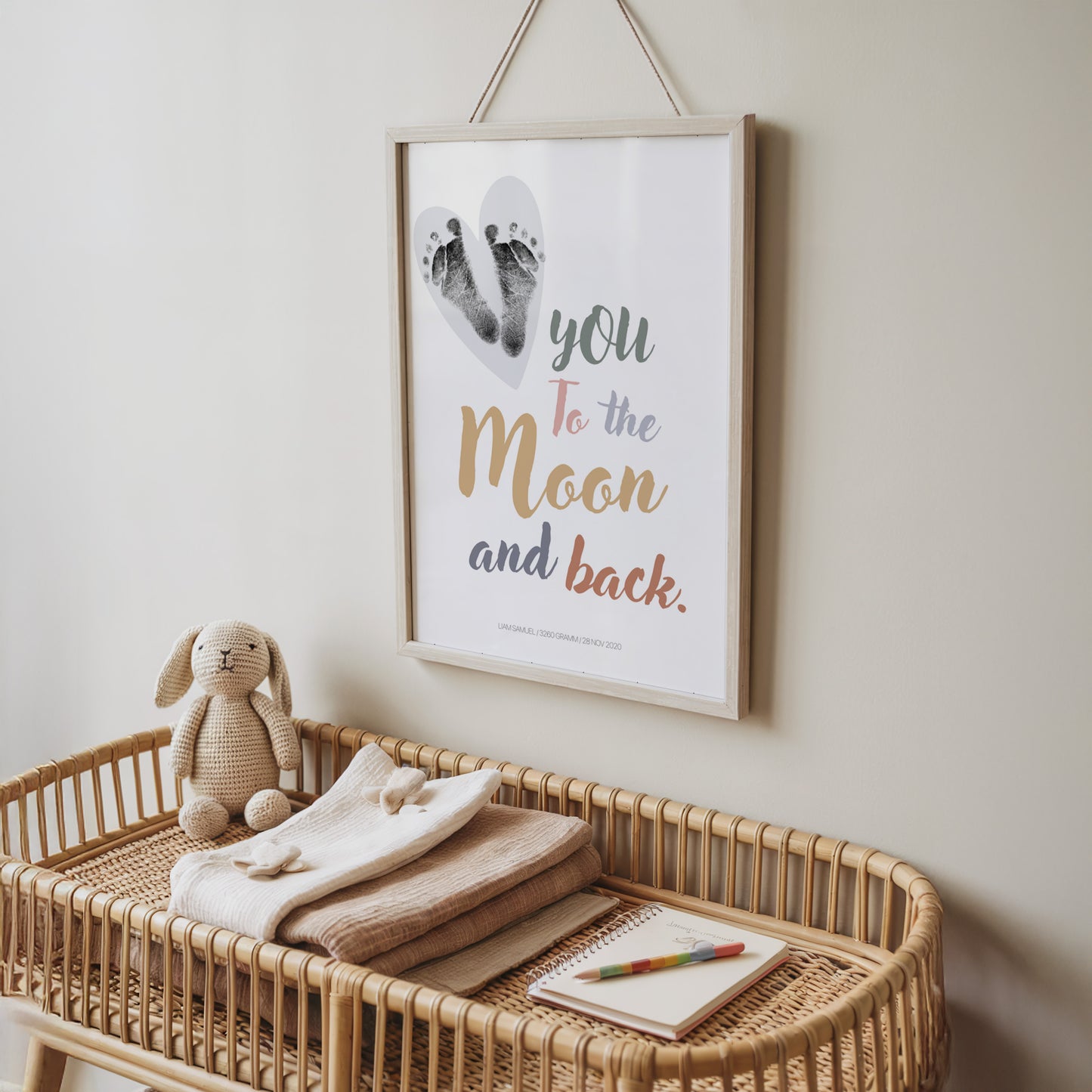 Hand-/Fußabdruck Set personalisierbar