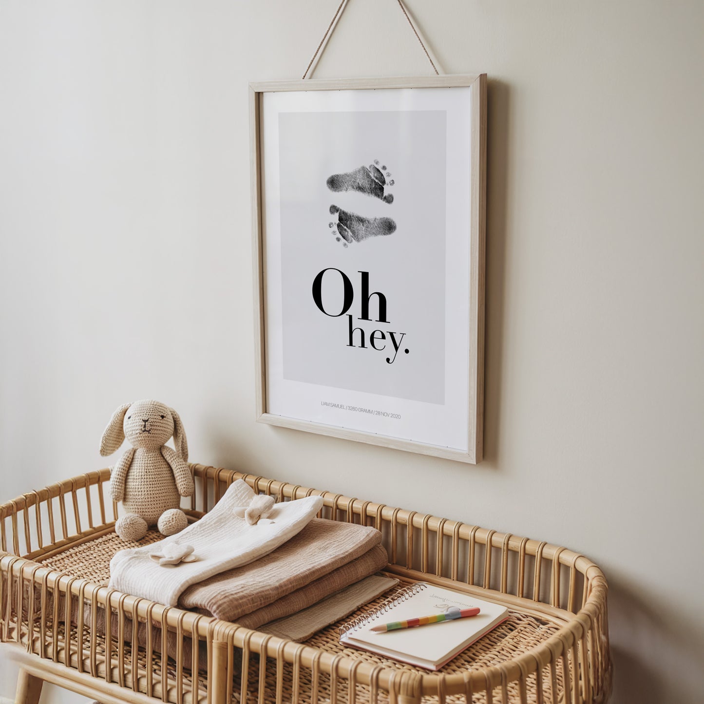 Hand-/Fußabdruck Set personalisierbar