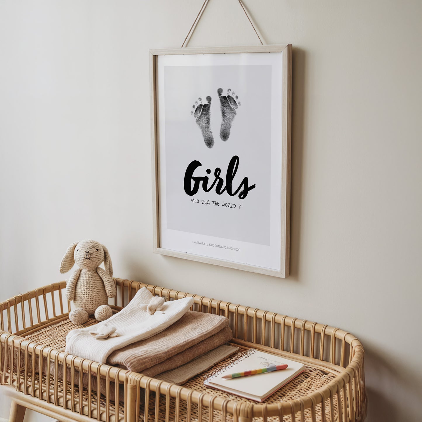 Hand-/Fußabdruck Set personalisierbar