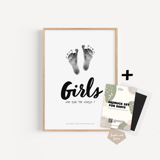 Hand-/Fußabdruck Set personalisierbar