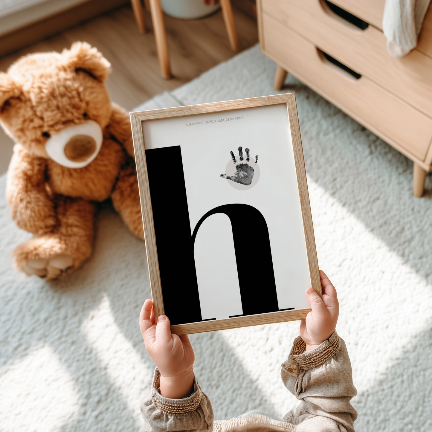 Hand-/Fußabdruck Set personalisierbar