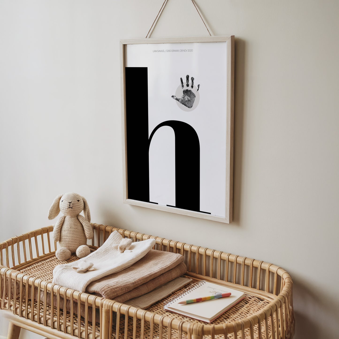 Hand-/Fußabdruck Set personalisierbar