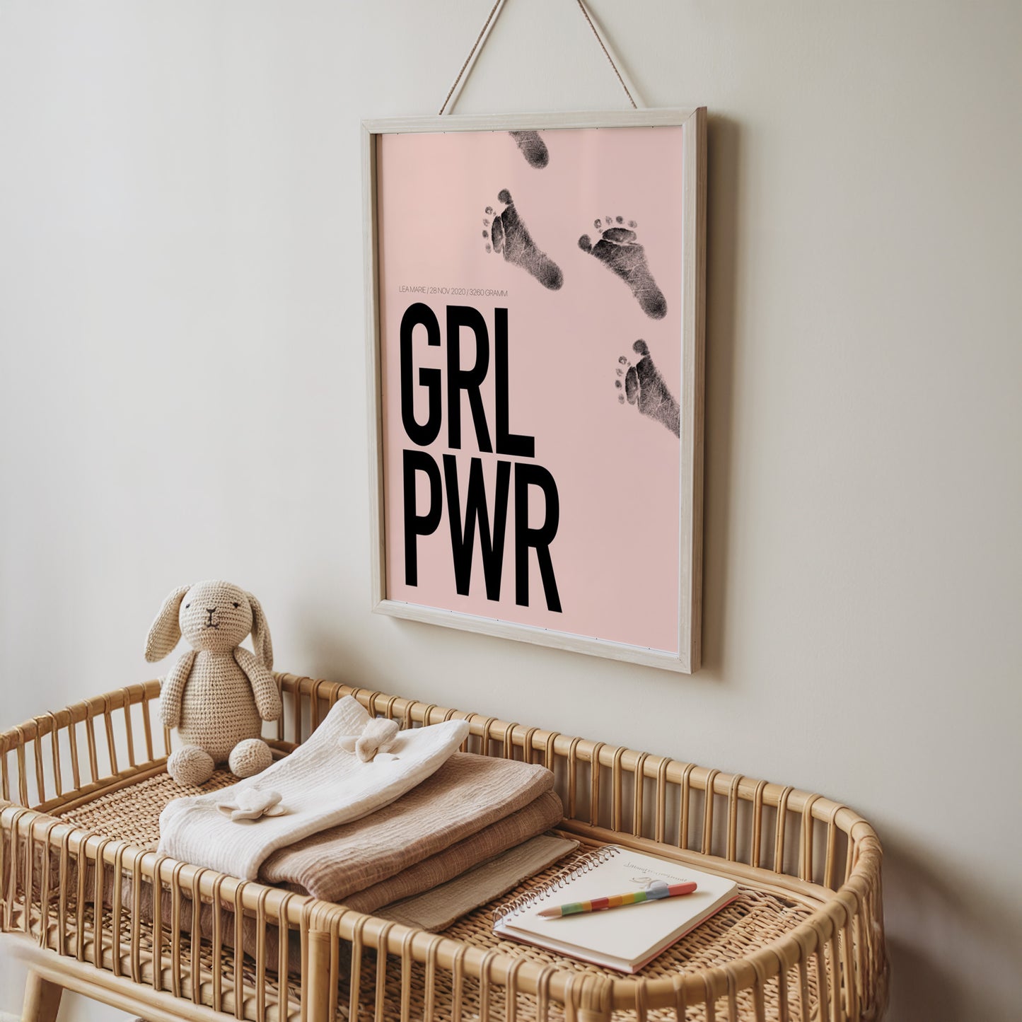 Hand-/Fußabdruck Set personalisierbar