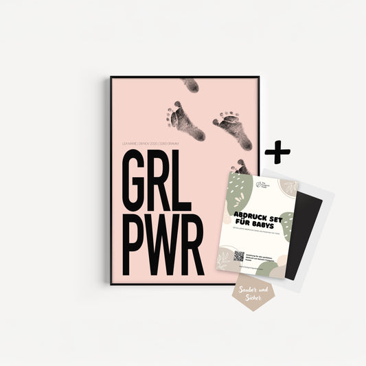 Hand-/Fußabdruck Set personalisierbar