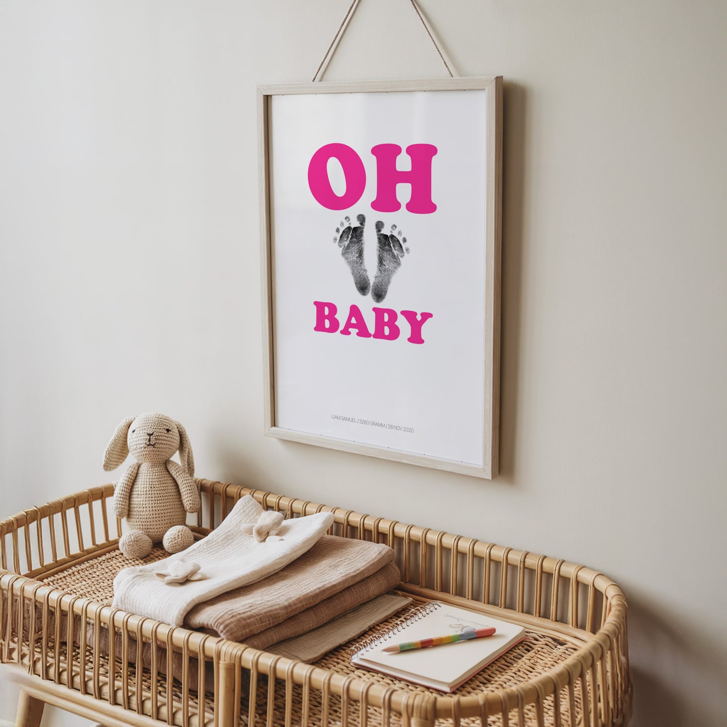 Hand-/Fußabdruck Set personalisierbar