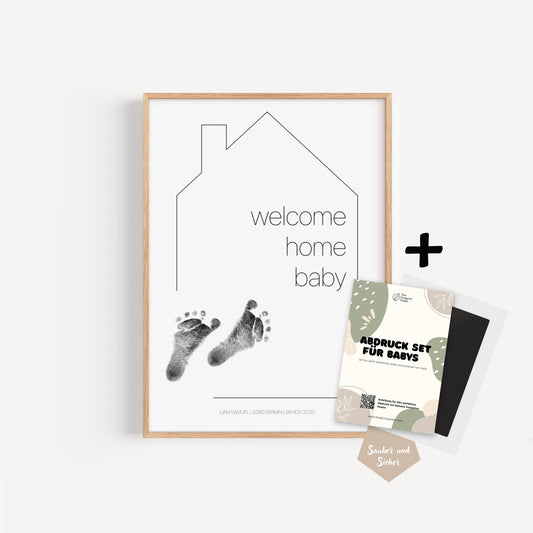 Hand-/Fußabdruck Set personalisierbar
