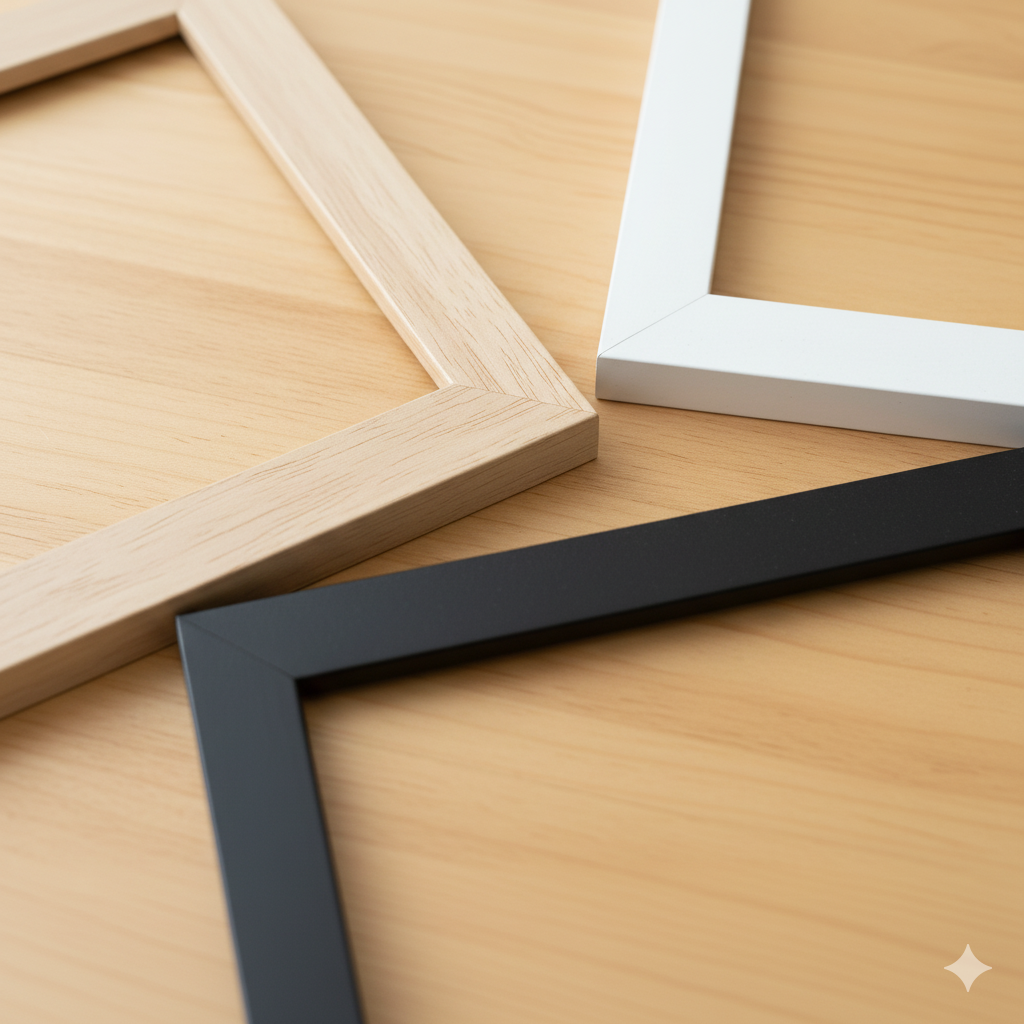 Baby Fuß-/Handabdruck Poster Set "Girl Power weiß" Personalisierbar