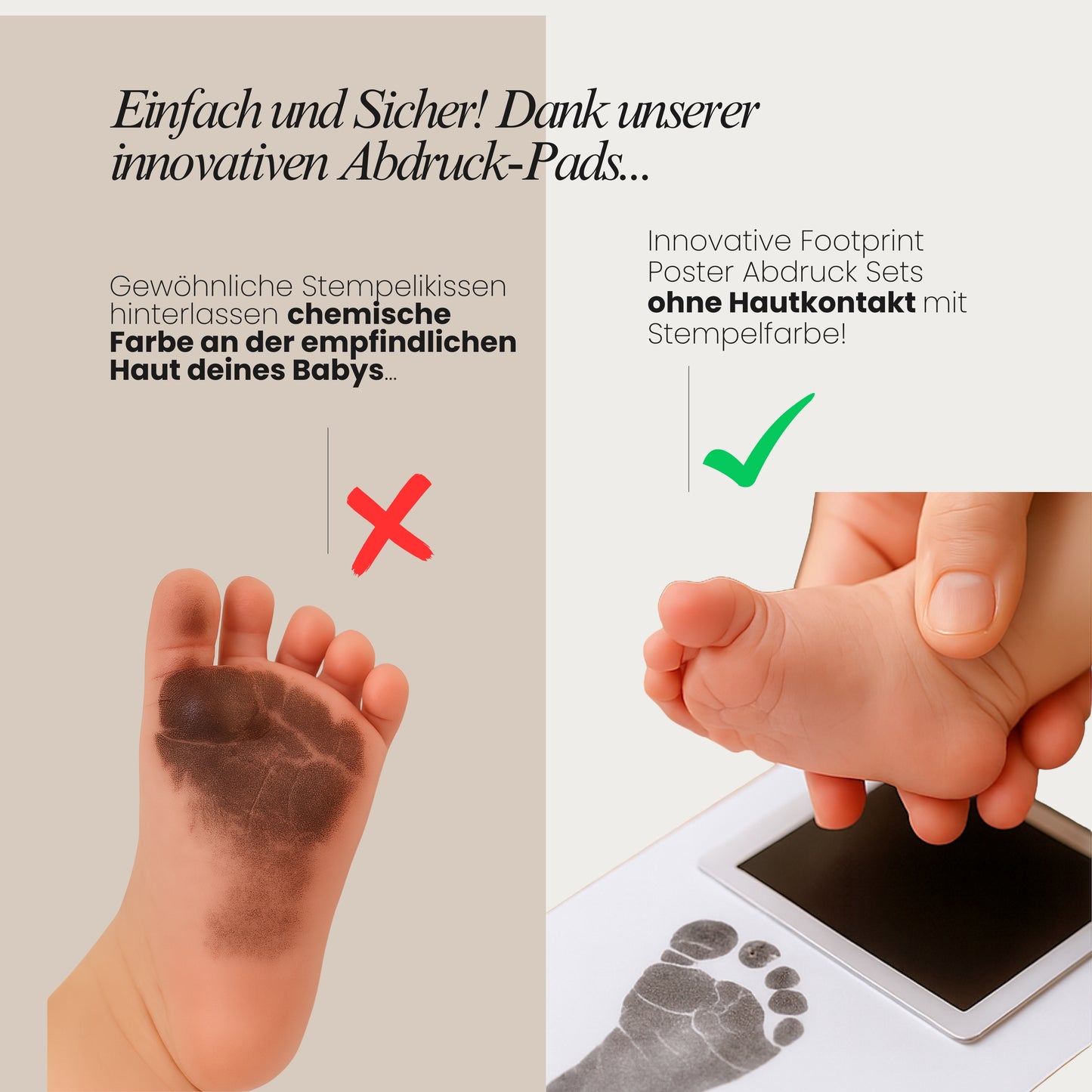 Hand-/Fußabdruck Set personalisierbar Adventure