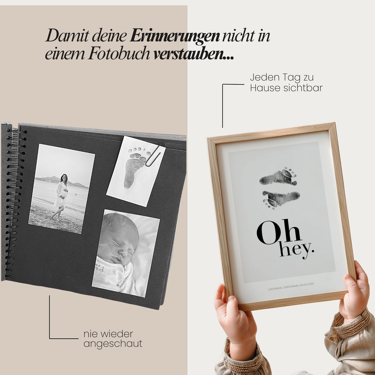 Hand-/Fußabdruck Set personalisierbar Adventure