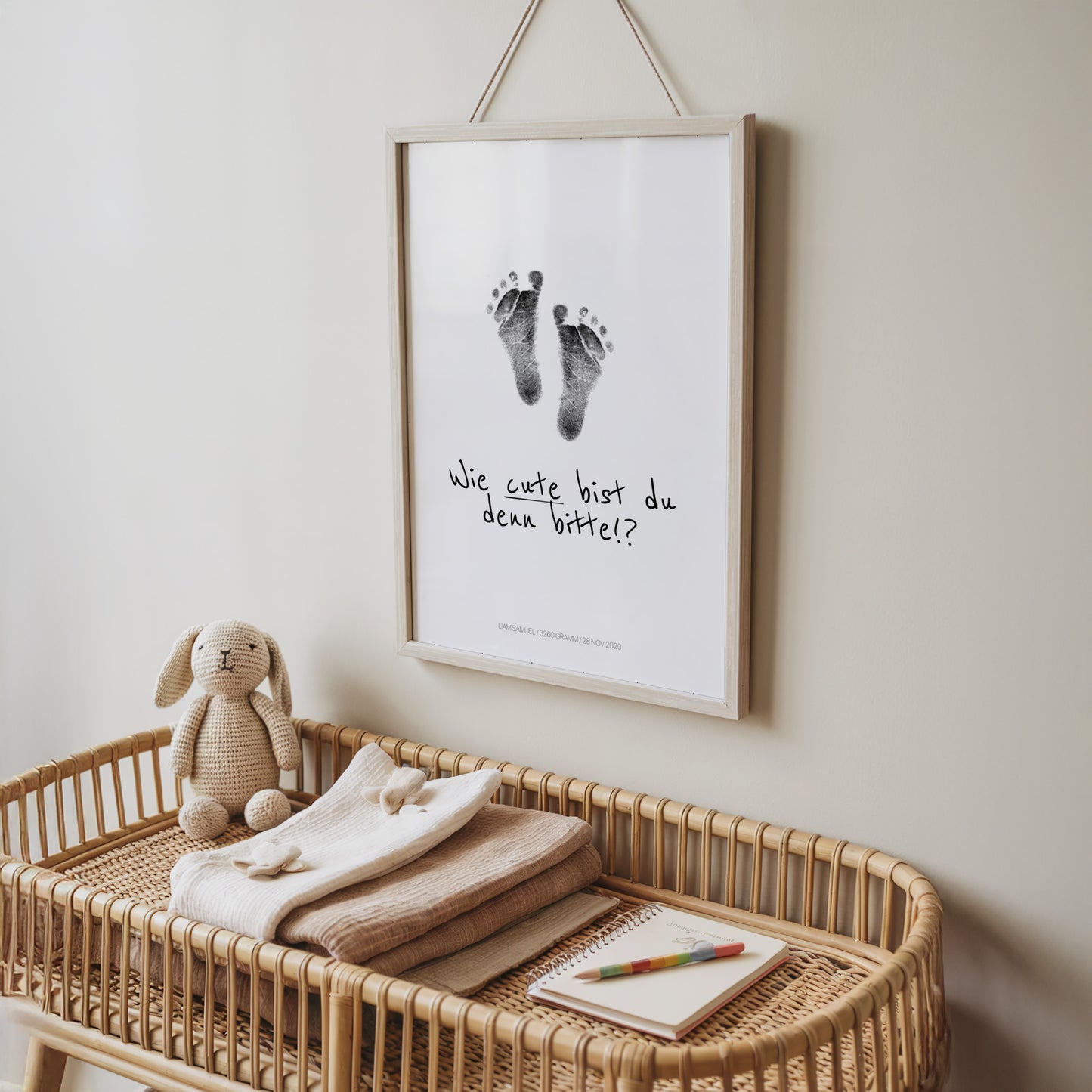 Hand-/Fußabdruck Set personalisierbar