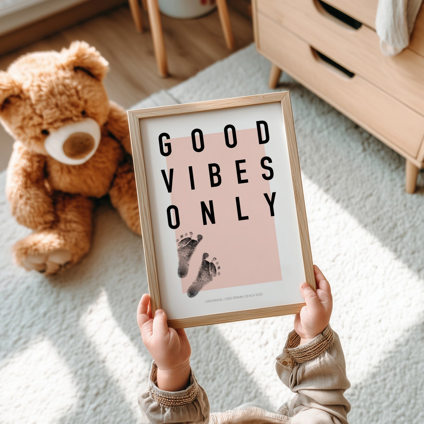 Hand-/Fußabdruck Set personalisierbar