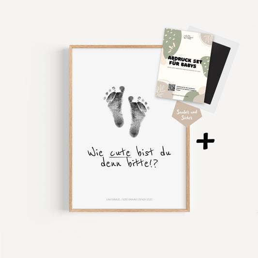 Hand-/Fußabdruck Set personalisierbar
