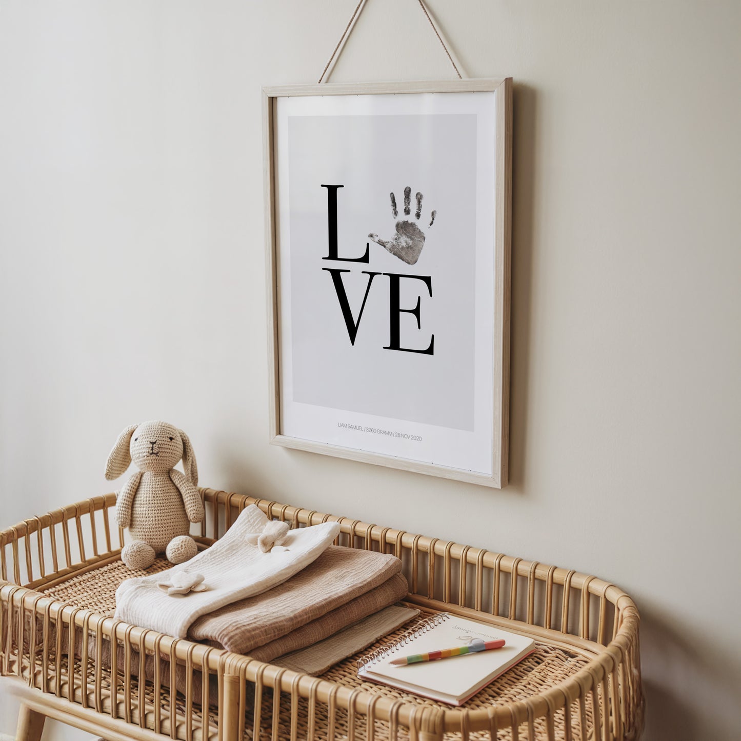 Hand-/Fußabdruck Set personalisierbar