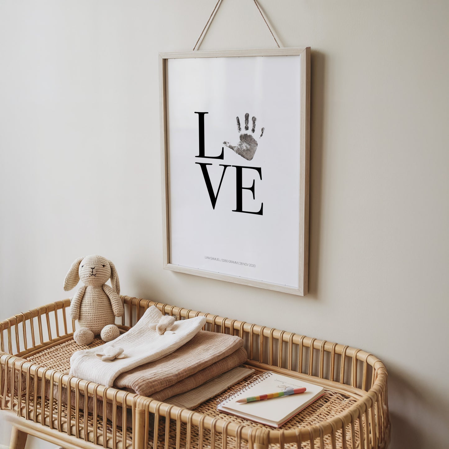 Hand-/Fußabdruck Set personalisierbar