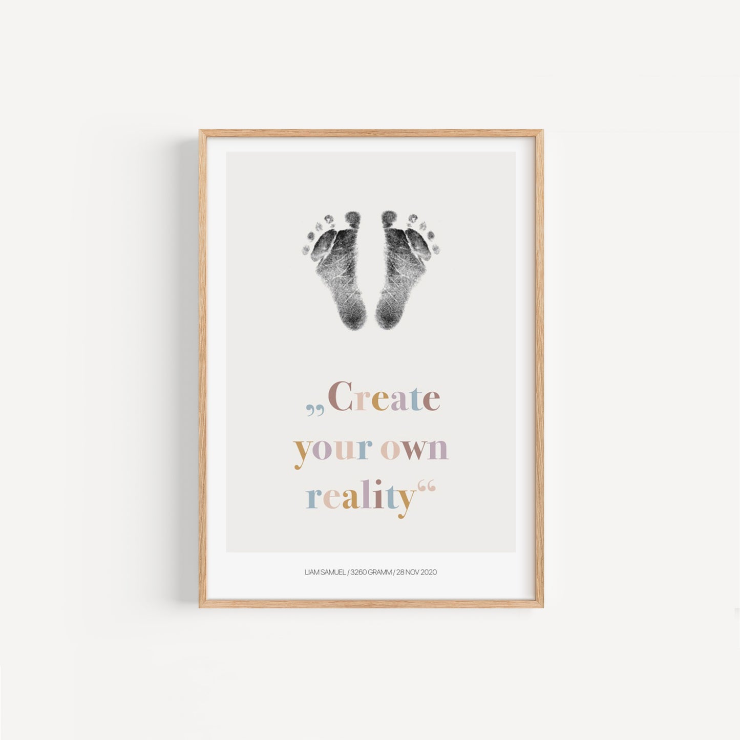 Hand-/Fußabdruck Set personalisierbar